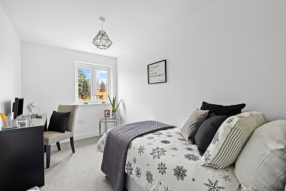 Plot 107 - 65 Merton Road - Bedroom 3 - 02